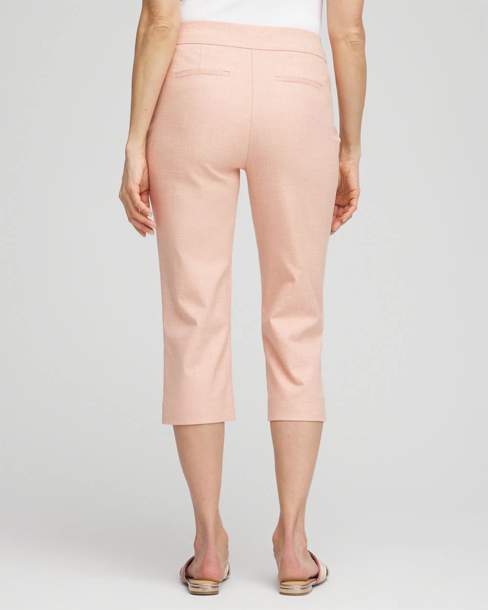 Brigitte™ Cross Dye Capri Pants click to view larger image.