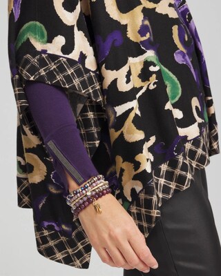 Scroll Print Poncho click to view larger image.