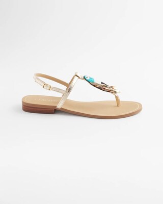 Beach Parrot T-Strap Sandals click to view larger image.