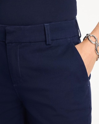 Relaxed Boyfriend Chino Crop Pants click to view larger image.