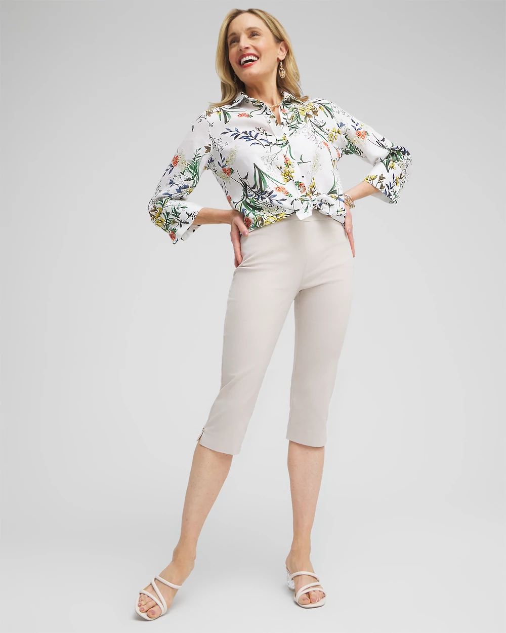Brigitte™ Rivet Capris