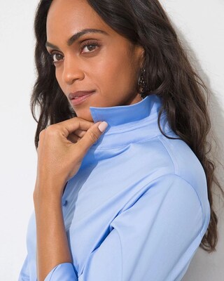 Poplin Side Slit Shirt