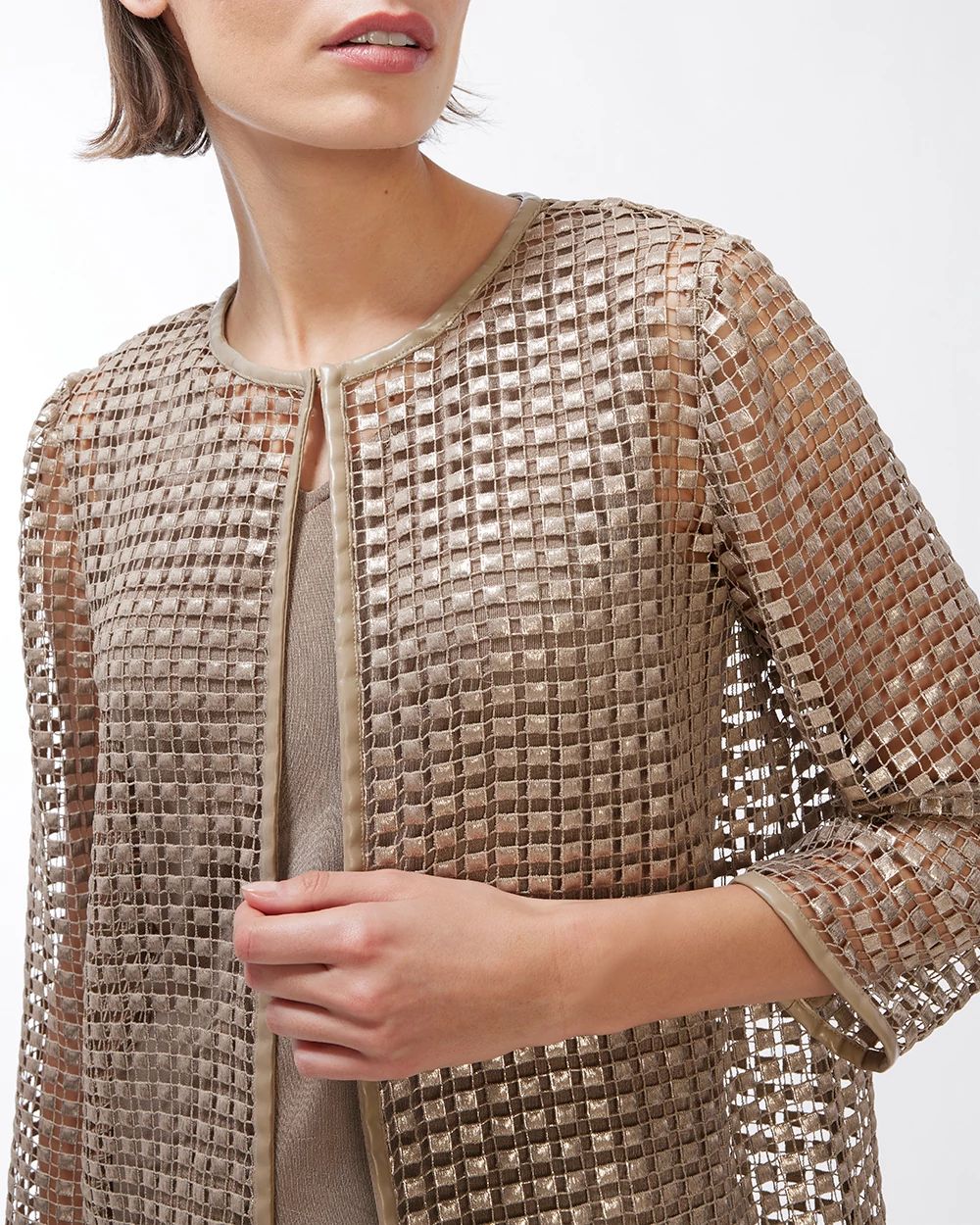 Travelers Collection Eyelet Jacket