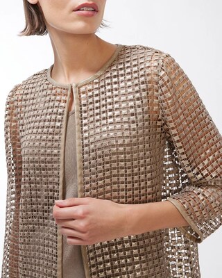 Travelers Collection Eyelet Jacket