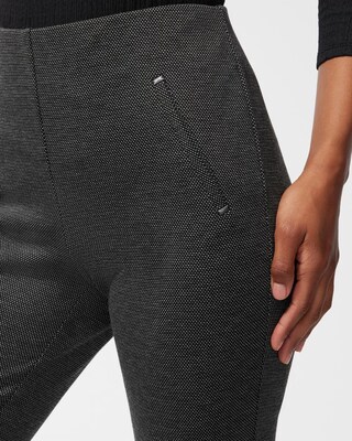 Juliet Ponte Jacquard Ankle Pants