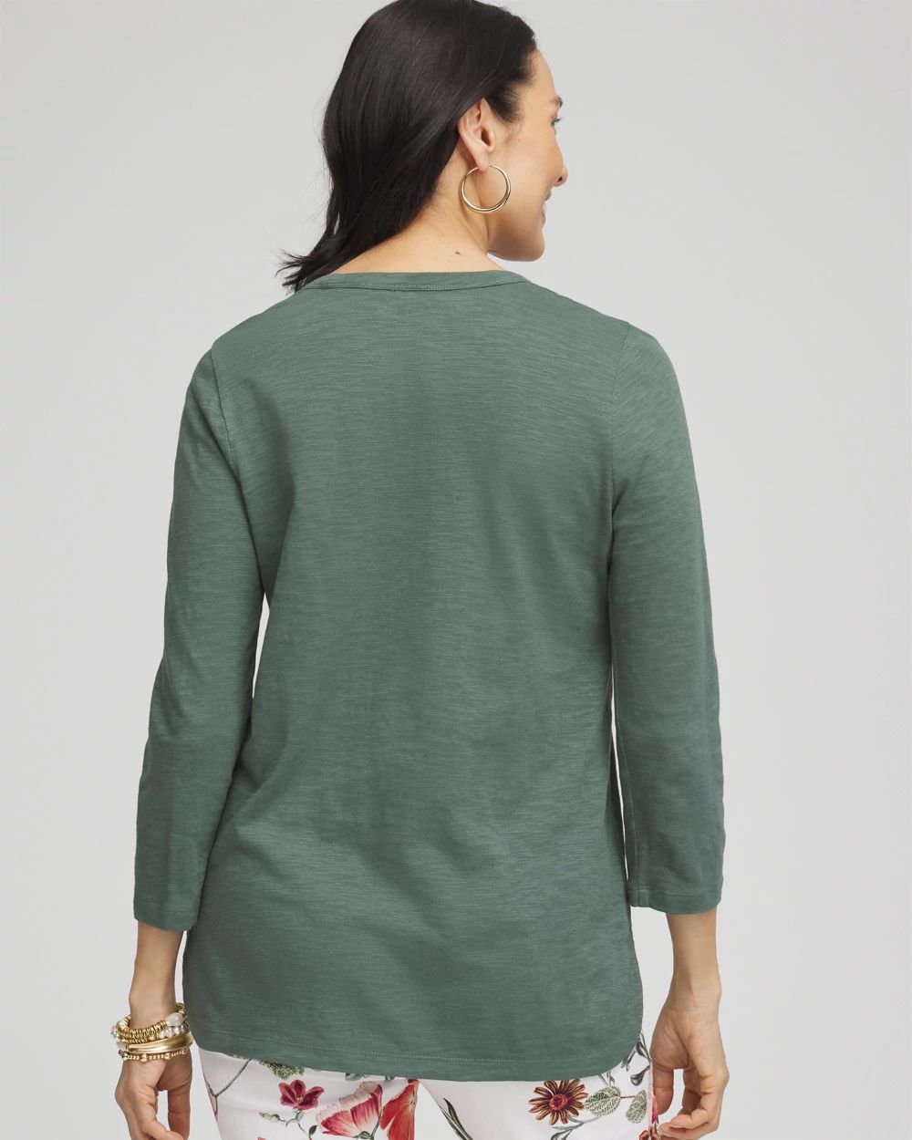 Slub 3/4-Sleeve Tee