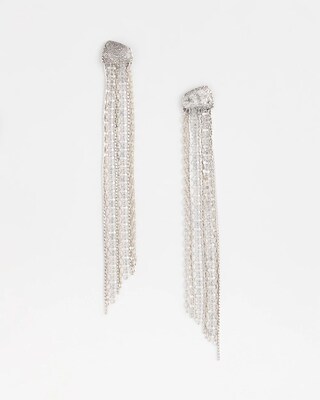 No Droop® Silver-Tone Jellyfish Earrings