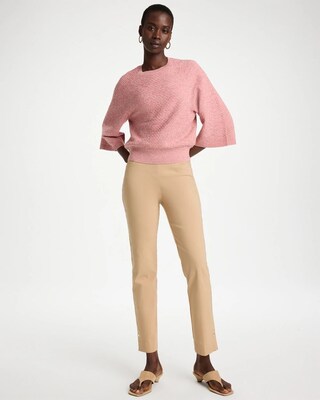 Brigitte™ Slim Button Hem Pants click to view larger image.