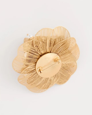 Filigree Flower Brooch click to view larger image.