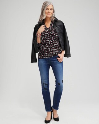 Touch of Cool™ Heart Print Tee