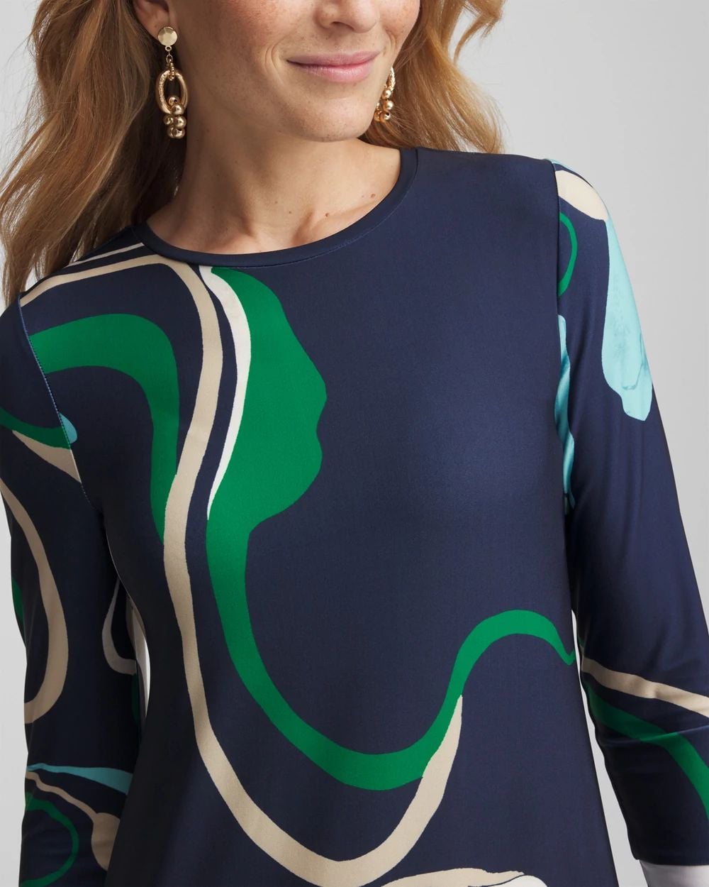 Long Sleeved Jersey Dress click to view larger image.