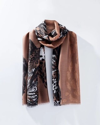Cheetah Print Oblong Scarf