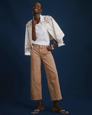 Girlfriend Wide-Leg Crop