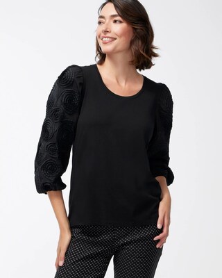 Rose Applique Top