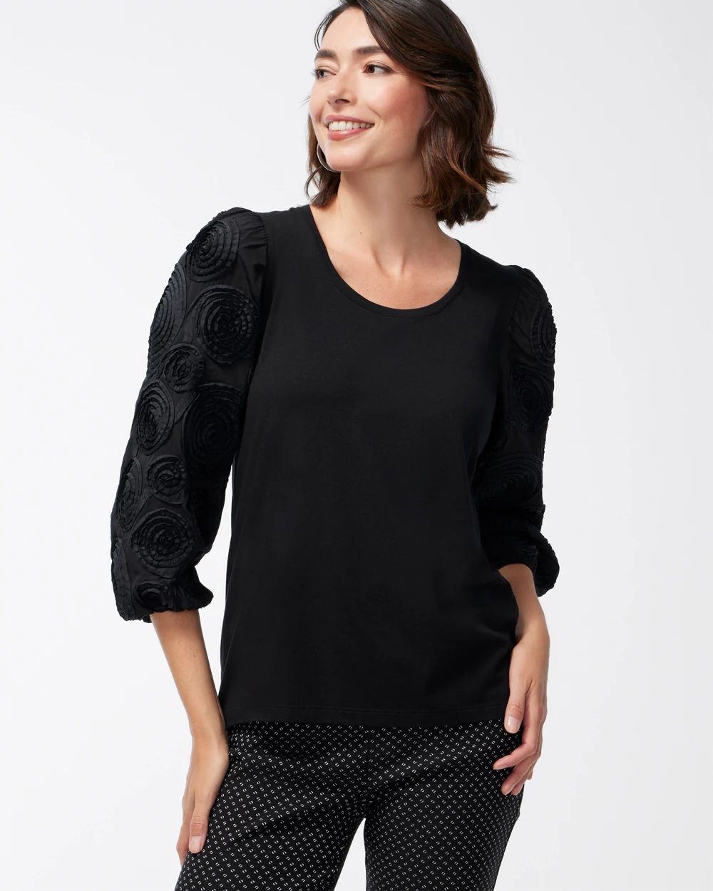 Rose Applique Top