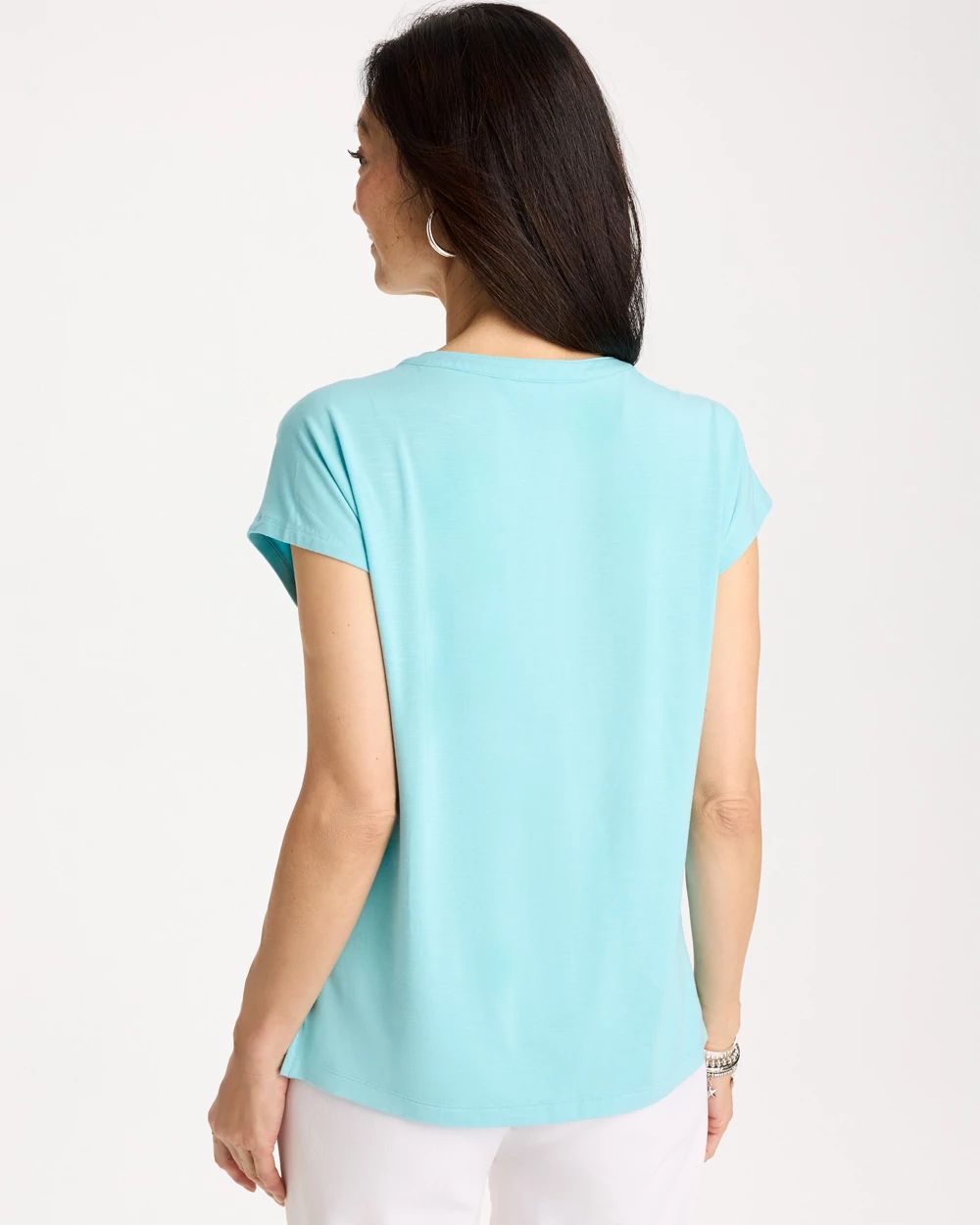 Refined Button Tee click to view larger image.