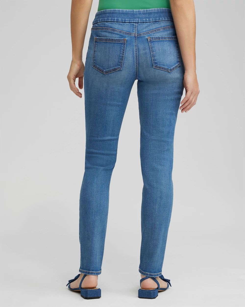Patch Detail Pull-on Jeggings