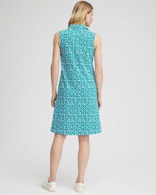 Zenergy® UPF Geo Sleeveless Polo Dress