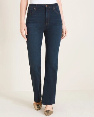 High-Rise Slim Boot-Cut Jeans