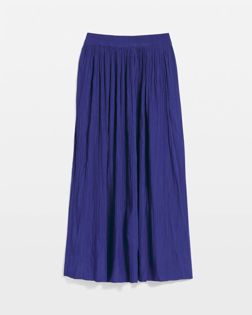 Pull-on Pleated Maxi Skirt click to view larger image.