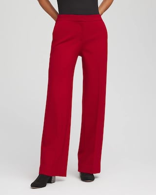 Emme Wide-Leg Trouser Ponte Pants