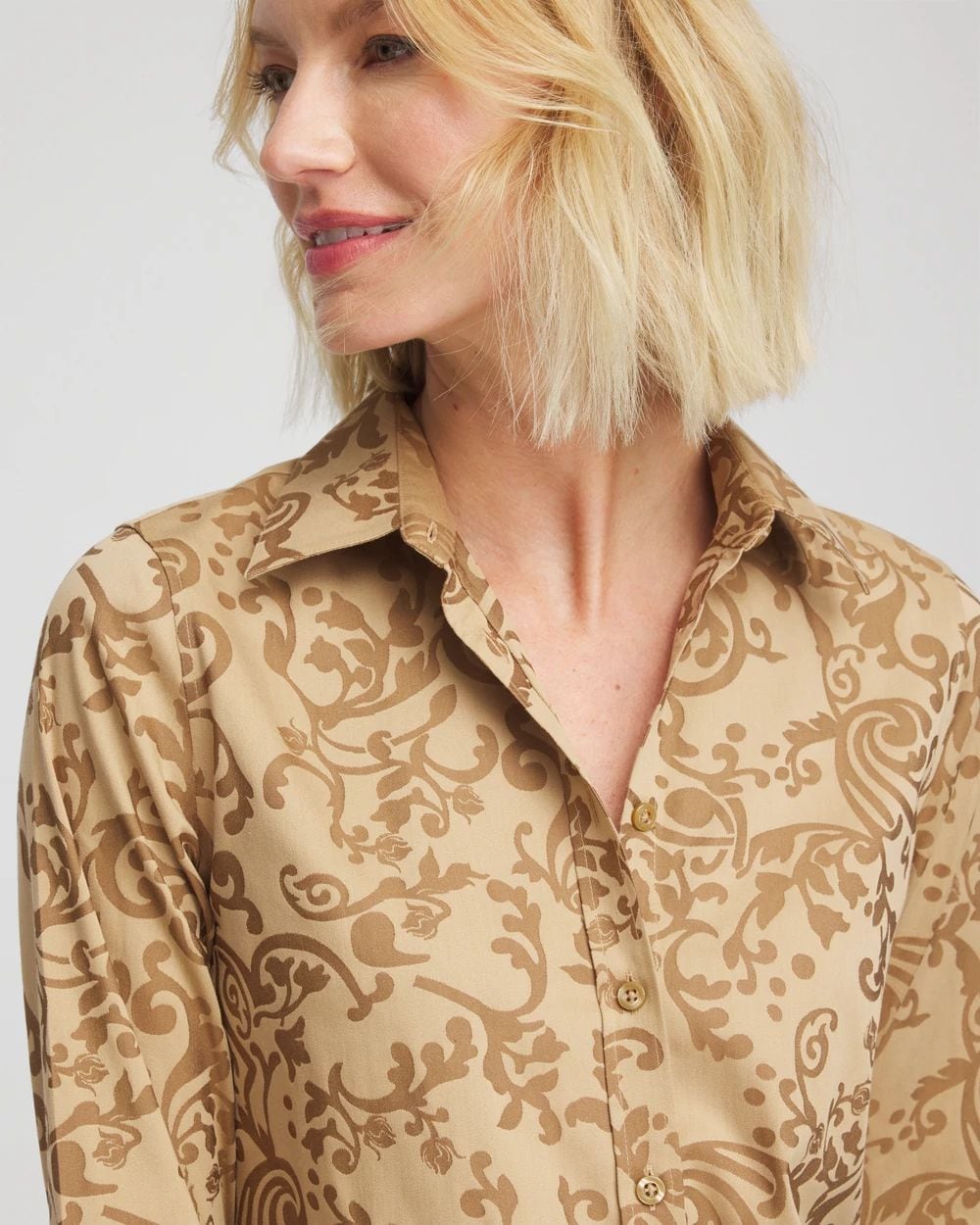 No Iron™ Vinstra Jacquard Shirt