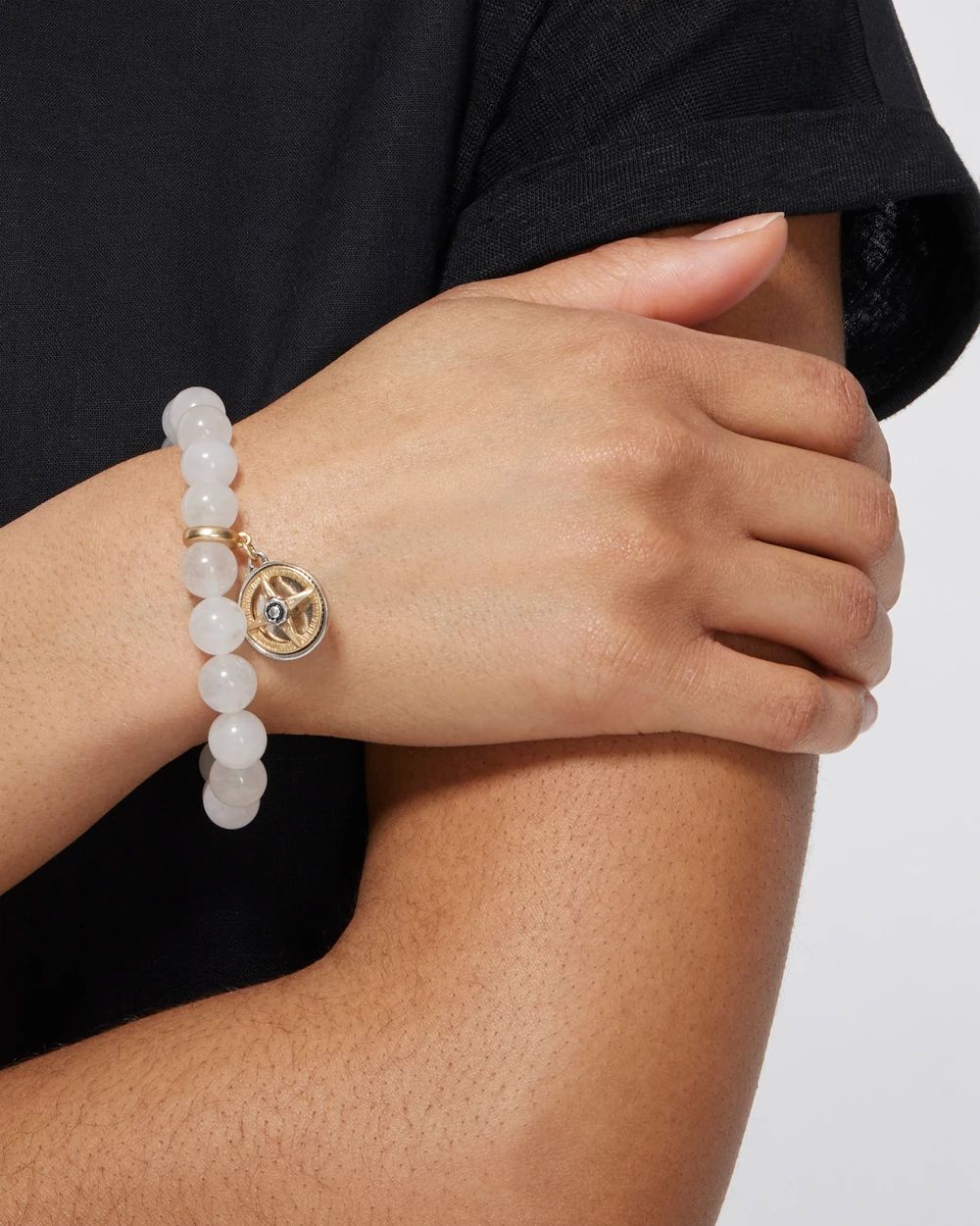 Compass Drop Off Stretch Bracelet