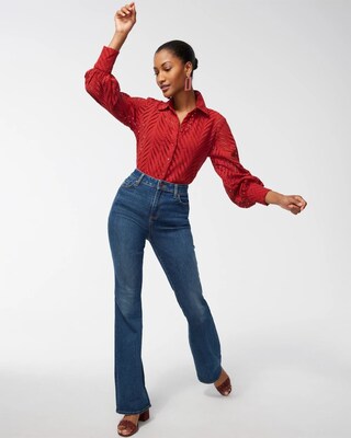 Poplin Cutwork Shirt
