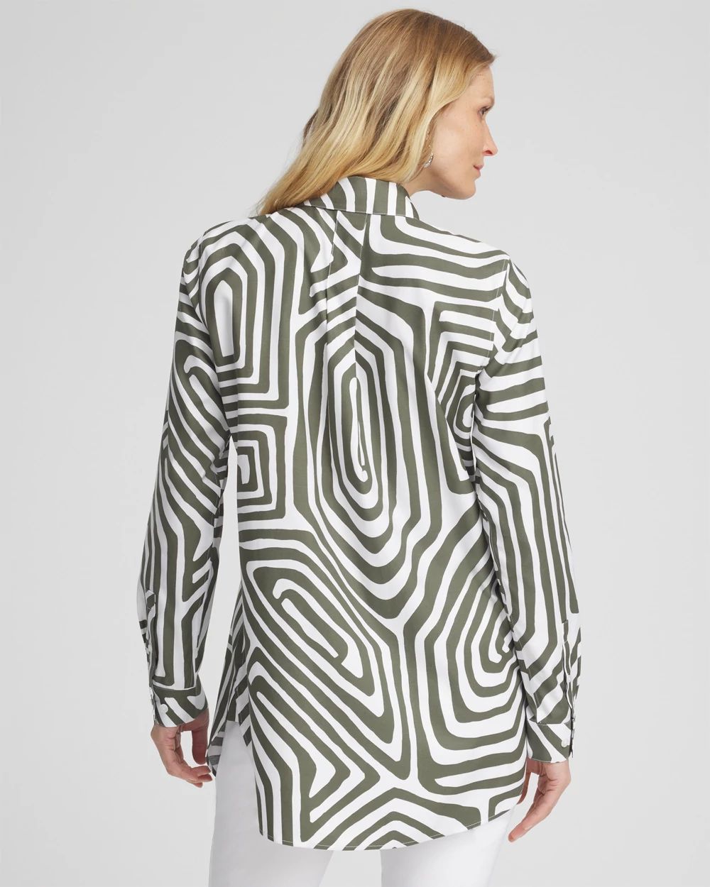 No Iron™ Stretch Abstract Print Tunic