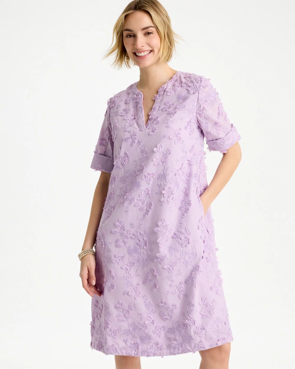 3-D Floral Bonnie Dress