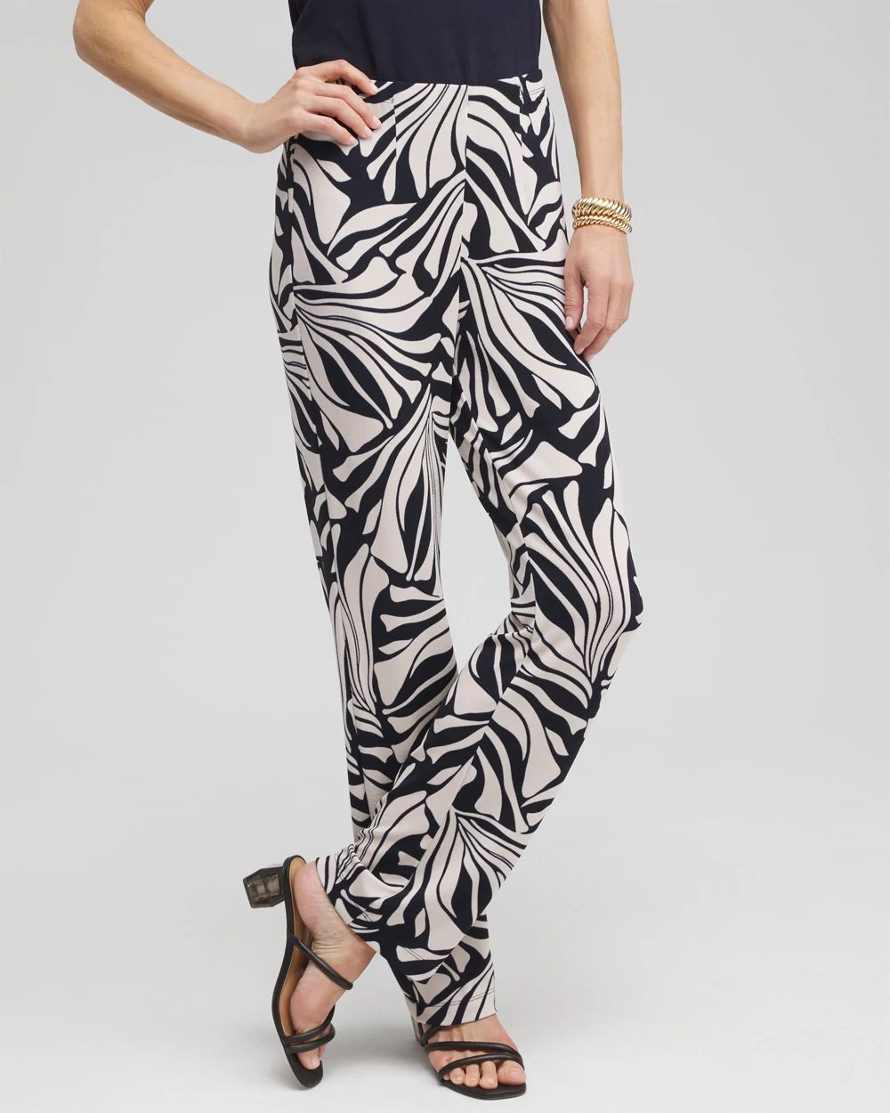 Petite Travelers™ Floral No Tummy Pants