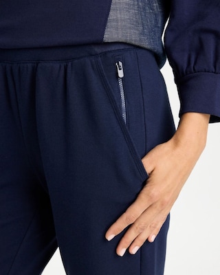 Zenergy® French Terry Pull-On Ankle Pants click to view larger image.