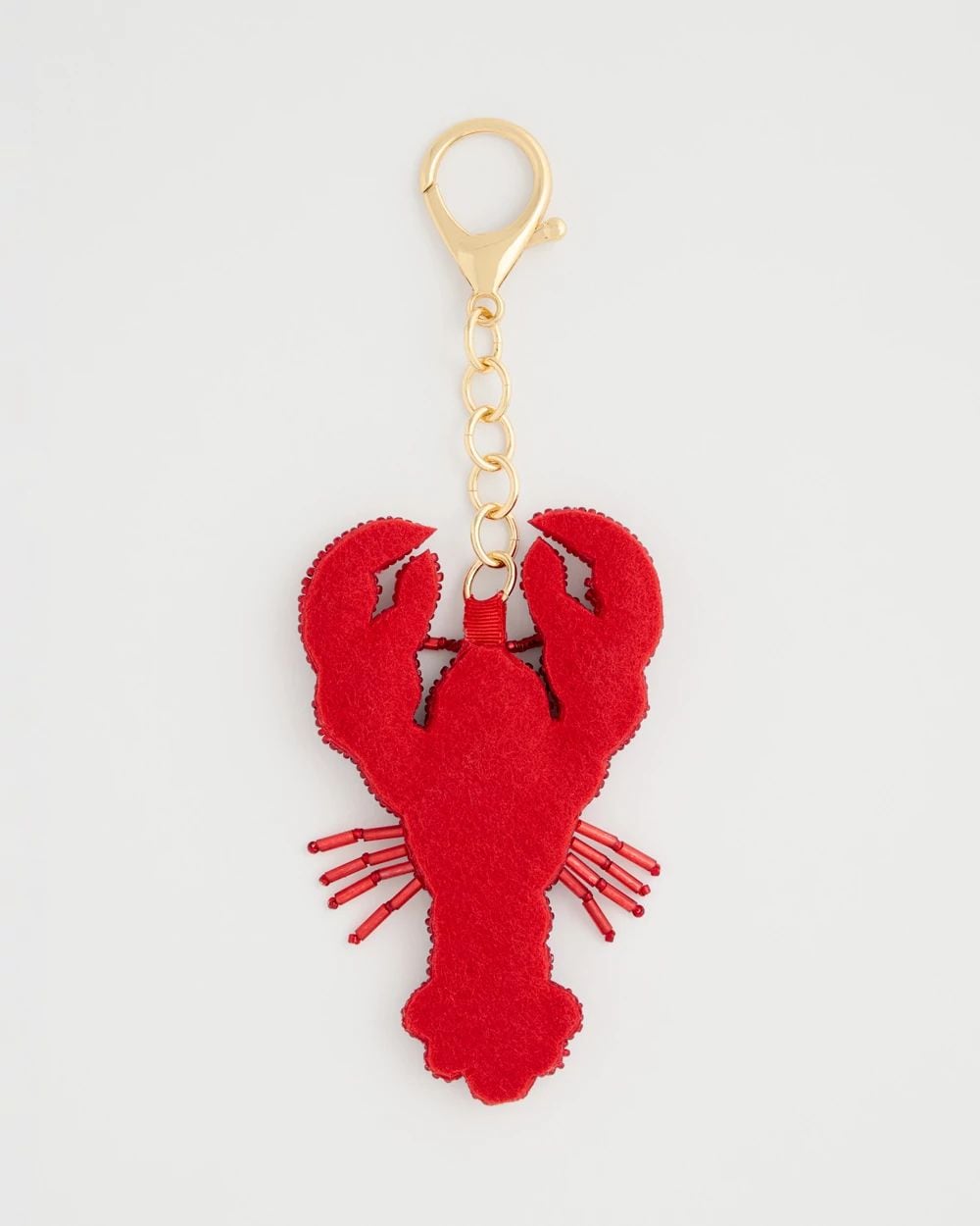 Americana Lobster Bag Charm Key Chain click to view larger image.
