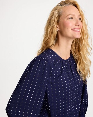 Embellished Long Sleeve Top click to view larger image.
