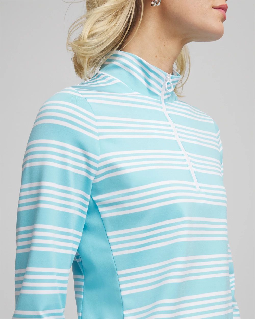 Zenergy® UPF Stripe Long Sleeve Top