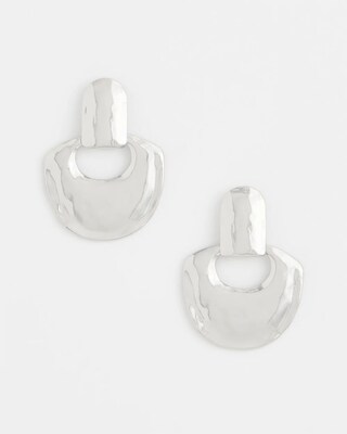No Droop® Doorknocker Earrings click to view larger image.