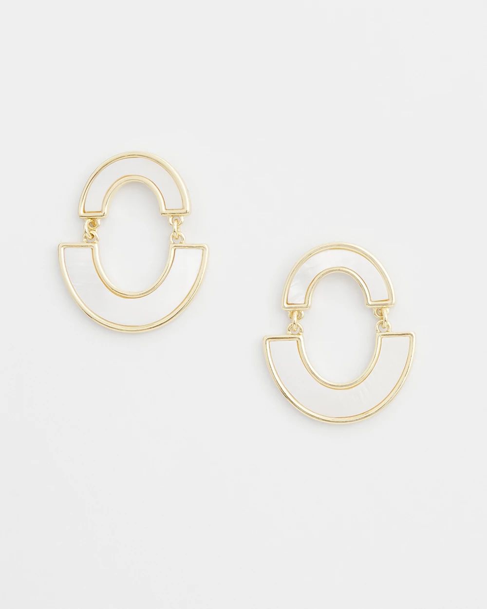 Mother of Pearl Drop Earrings