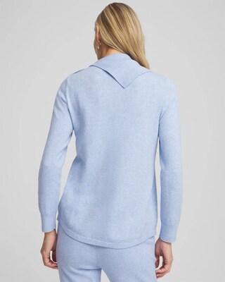 Zenergy® Luxe Cashmere Blend Mock Neck Sweater