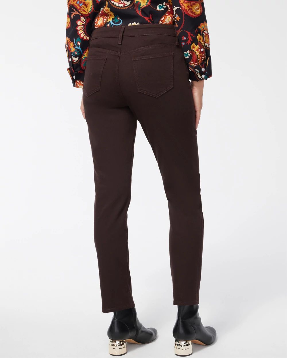 Petite Girlfriend Slim Ankle Jeans
