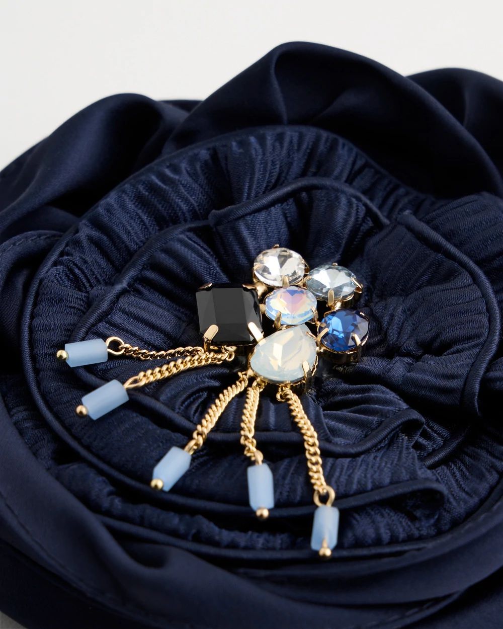 Bejeweled Flower Brooch click to view larger image.