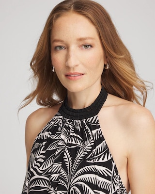 Miraclesuit® Hearts of Palm Swim Dress click to view larger image.