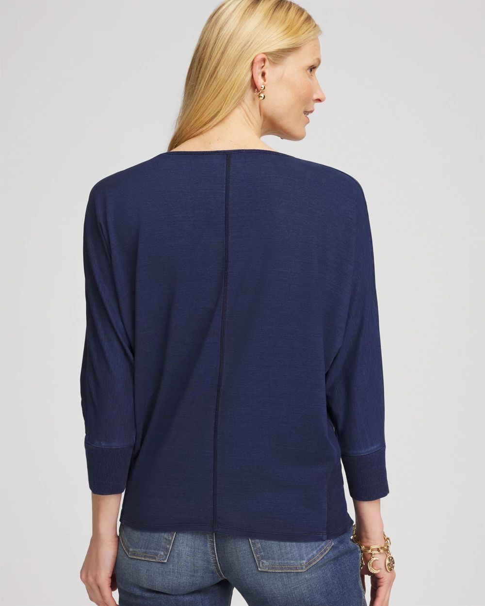 Dolman Denim Tee click to view larger image.