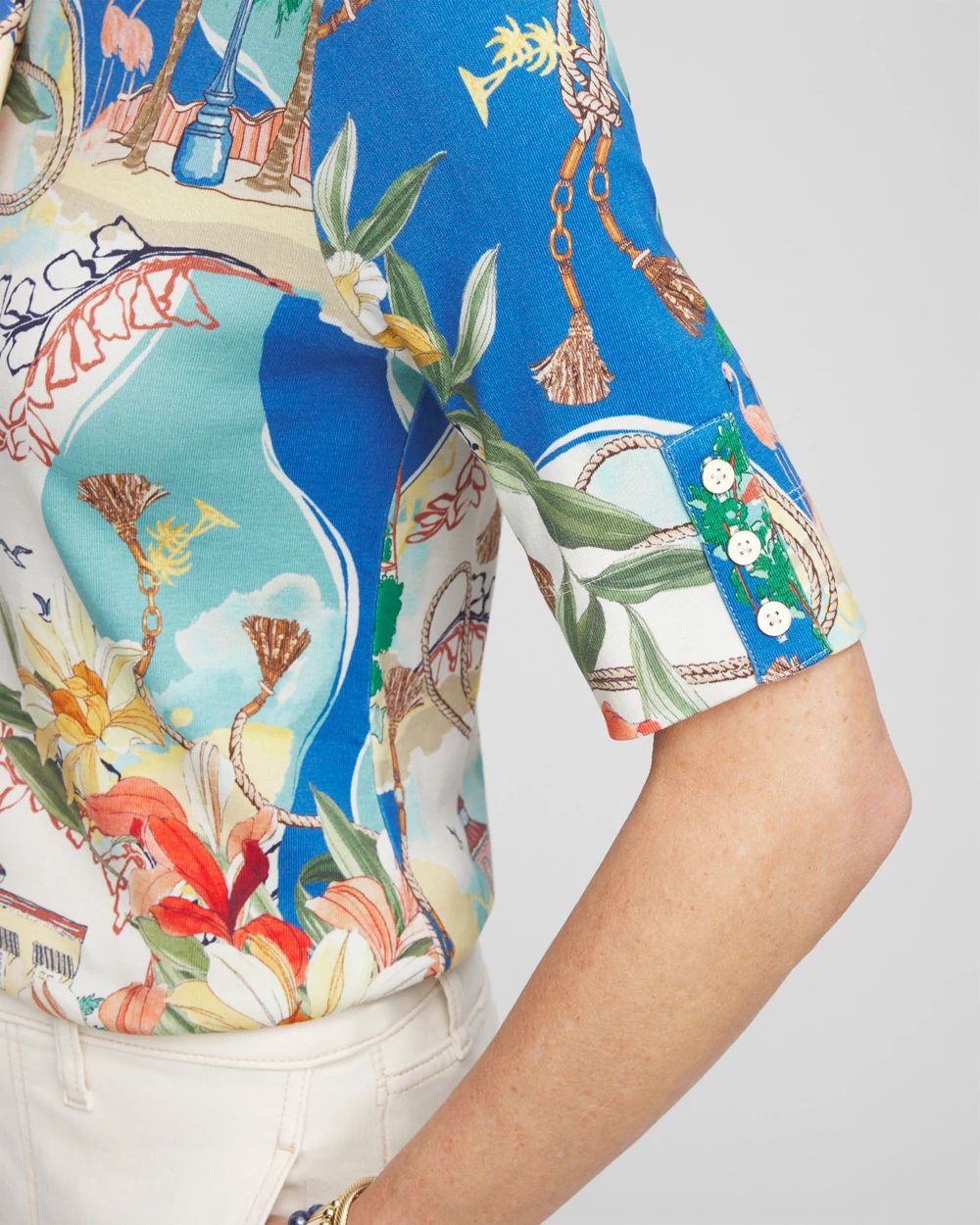 Sanibel Island Bateau-Neck Tee