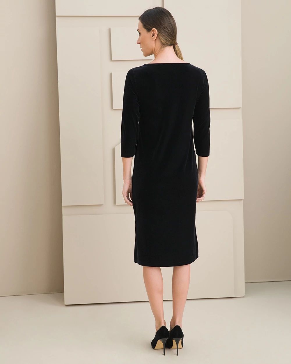 Travelers Collection Velvet Dress