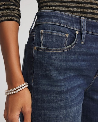 Girlfriend Straight Ankle Jeans click to view larger image.