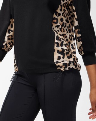 Zenergy Bungee Animal Print Sweatshirt