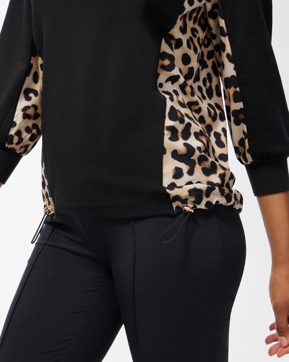 Zenergy Bungee Animal Print Sweatshirt