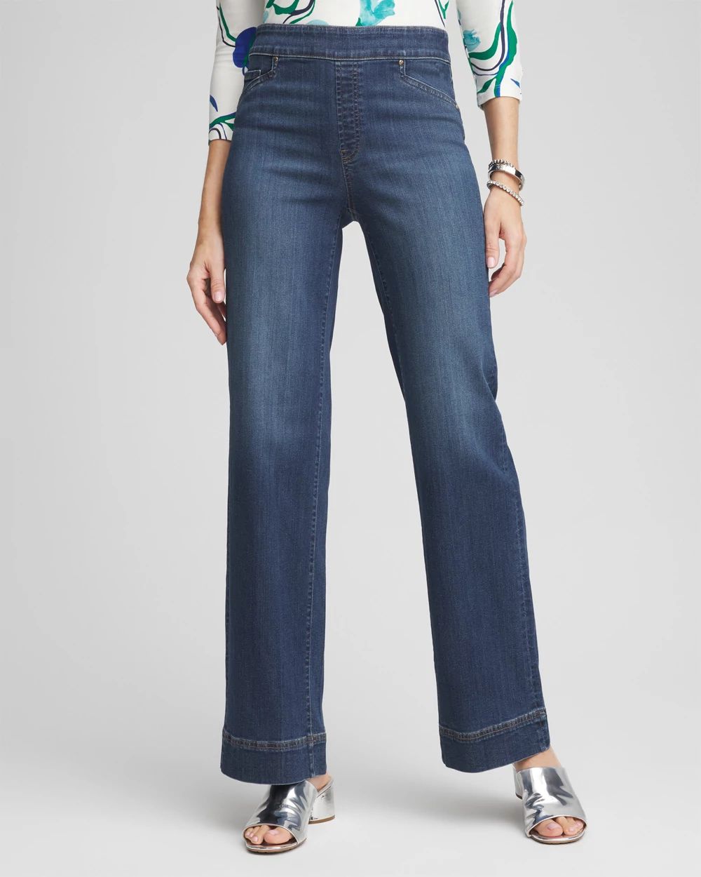 Pull-On Relaxed Leg Jeans
