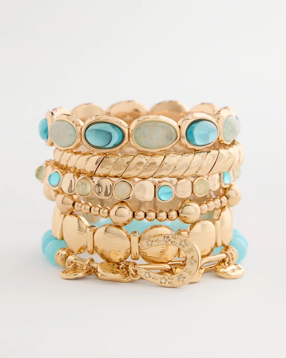 Quartz Stone Small Stretch Bracelet