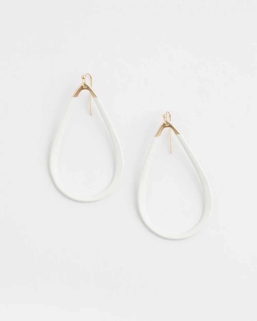No Droop™ White Hoops